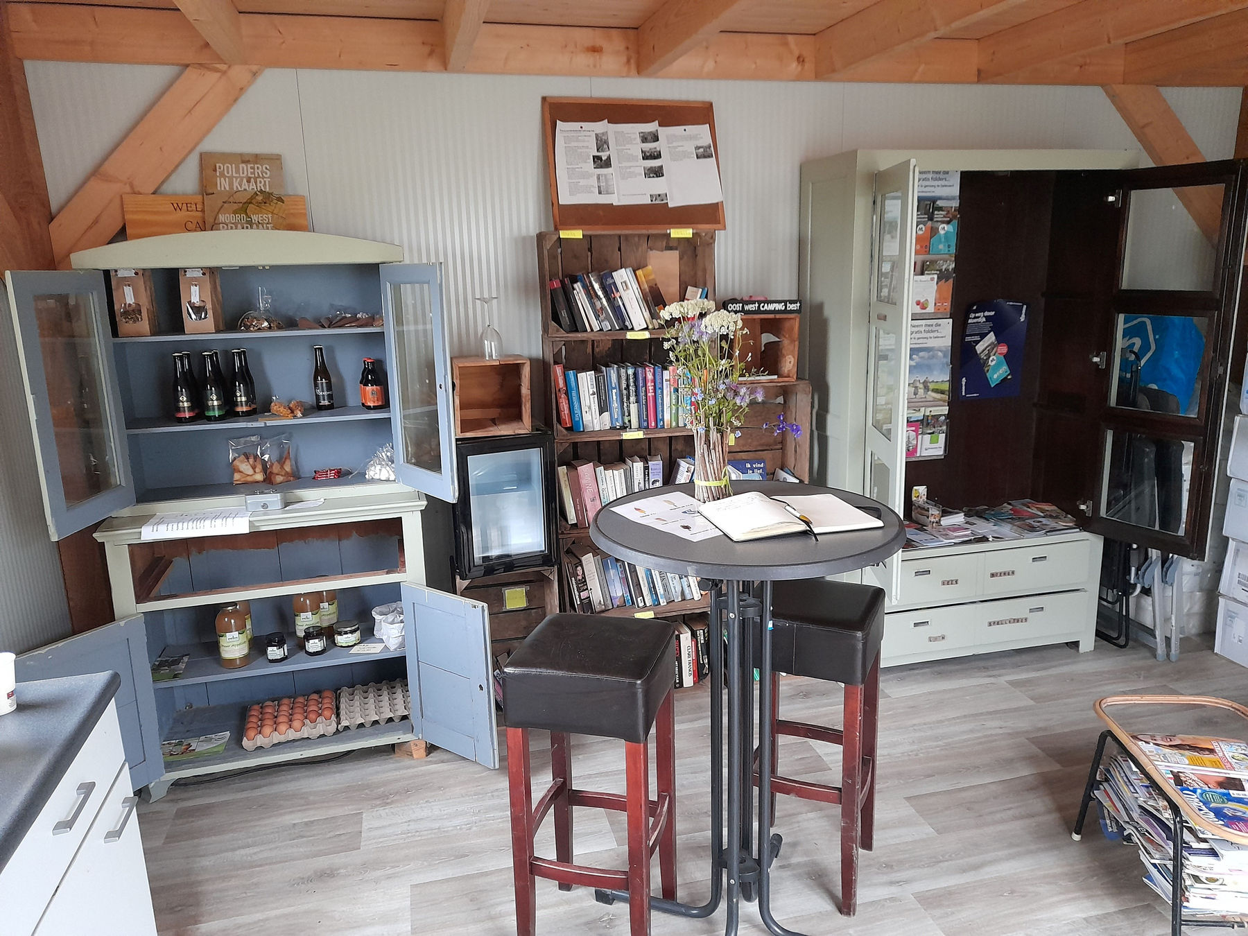 Eigen producten en streekproducten in de recreatieruimte