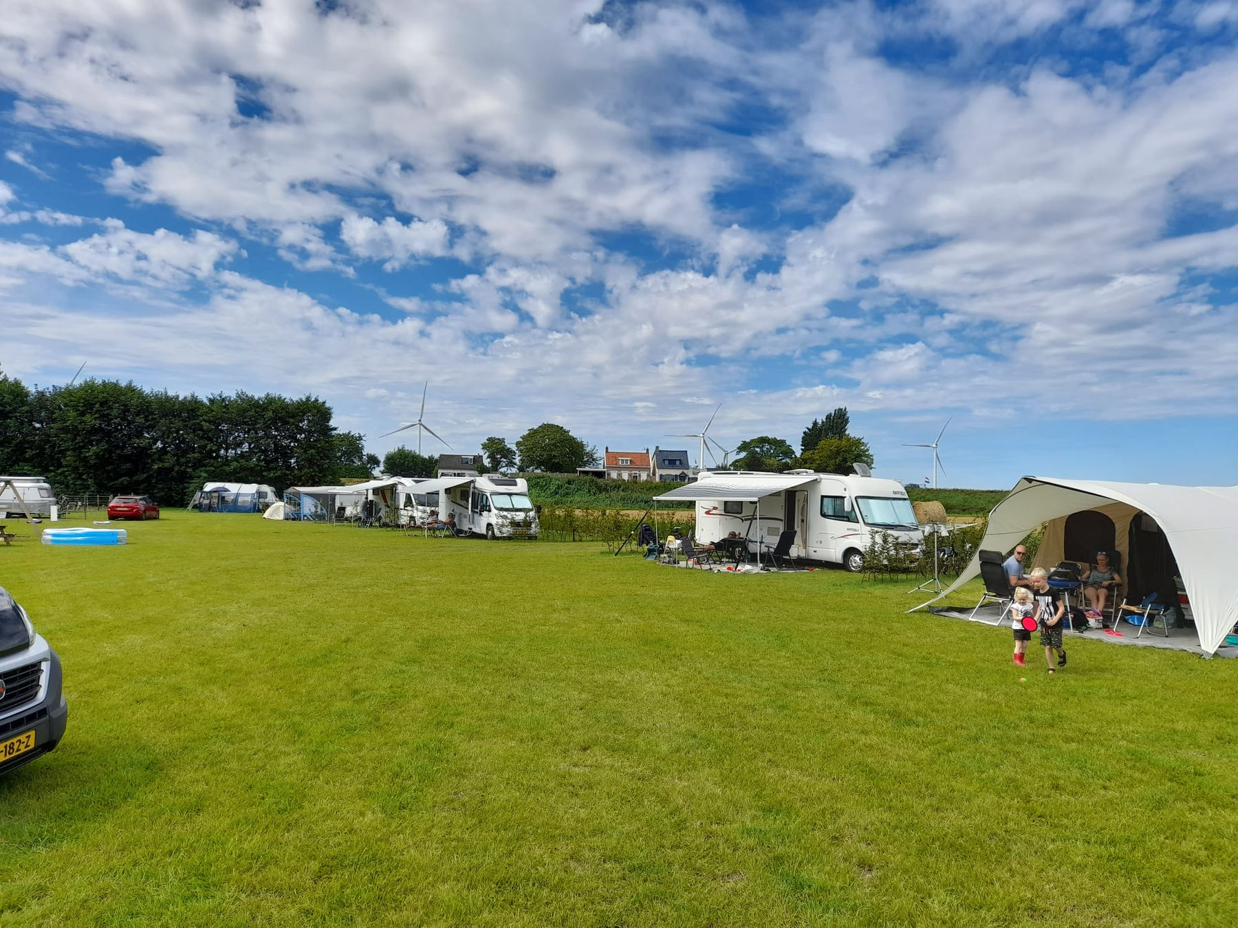 Ruime kampeerplaatsen op Mariëndreef